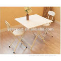 breakfast bar furniture square MDF top folding table and chair